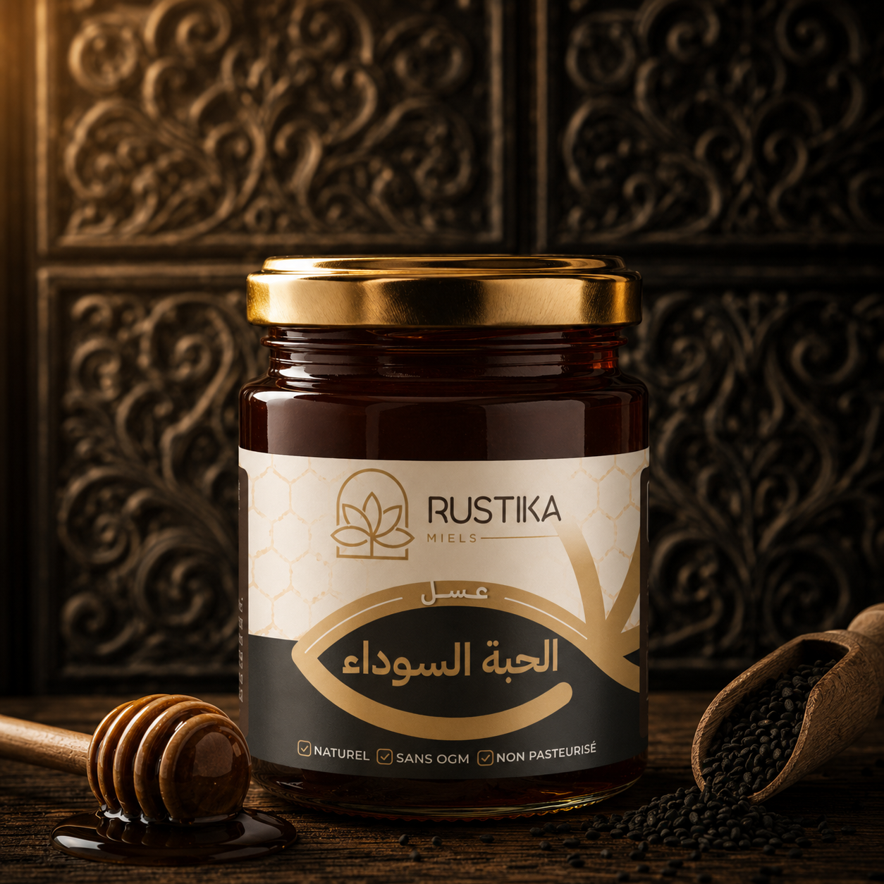 عسل الحبة السوداء 500غ